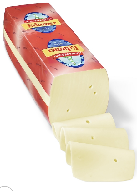 White Cheese Edam Cheese 40% /KG | 白色EDAM奶酪40％ kg