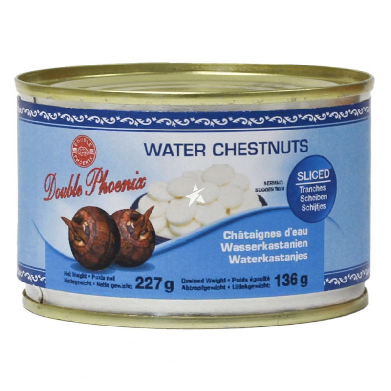 ASEA DOUBLE PHOENIX Water Chestnut Slices 227g | DOUBLE PHOENIX 栗子/板栗片 227g
