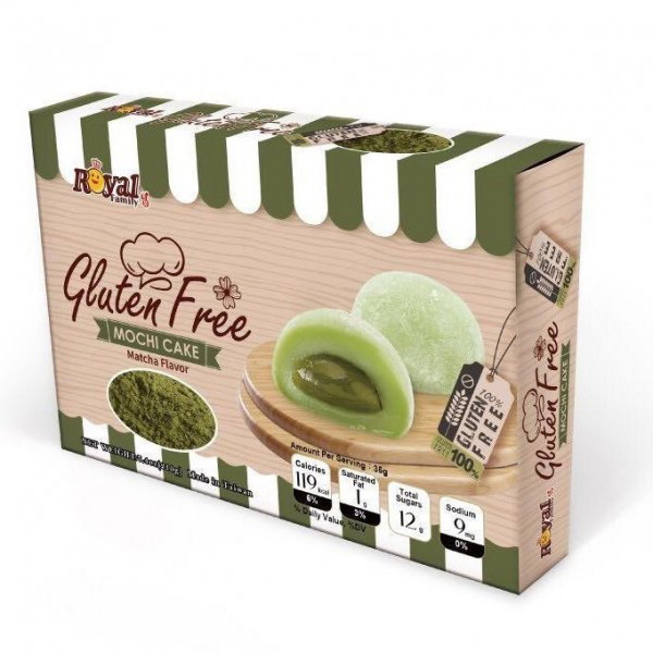 ASEA Royal Family Mochi Green Tea FLV GLUTEN FREE 210g | ROYAL FAMILY 绿茶味麻薯 (无麸质) 210g