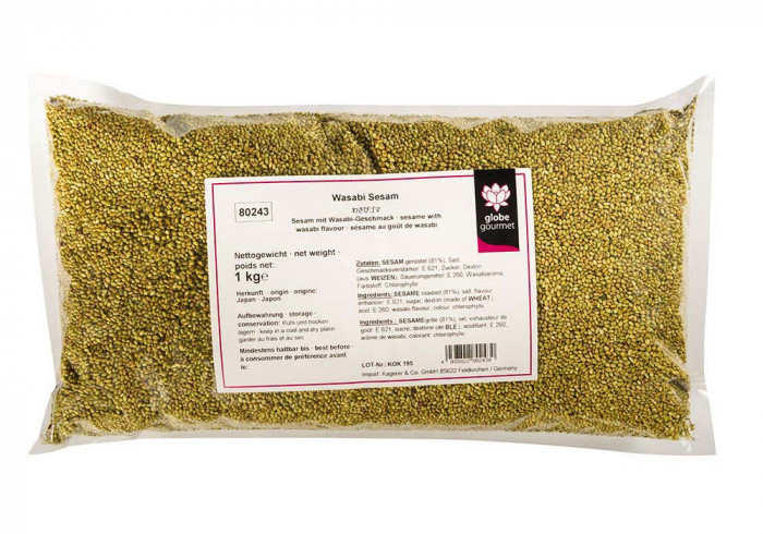 GOLBE GOURMET 芥末味芝麻 1kg / PKT | GOLBE GOURMET Wasabi Sesame 1kg/PKT