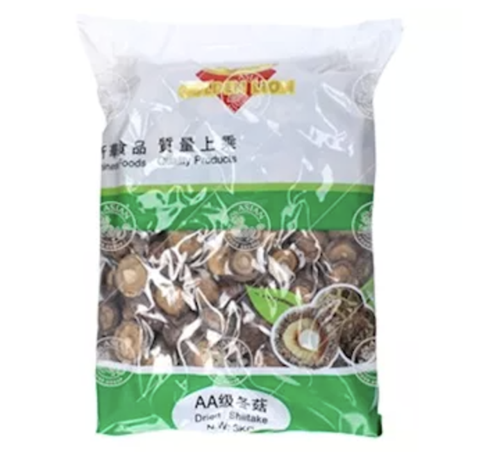 金狮牌 干香菇 3kg | GOLDEN LION Dried Mushroom A/A Grade 4-5cm 3kg