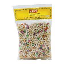 ASEA BUENAS Tapioca Pearl (Colored Big) 454g | BUENAS 木薯珍珠粉圆 (彩色 大) 454克