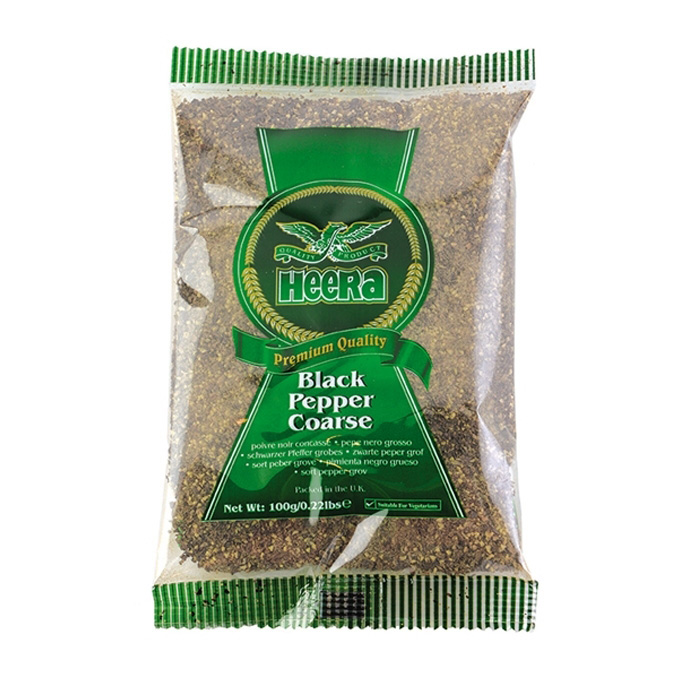 HEERA Black Pepper Coarse 100g | Heera 黑胡椒碎 100g