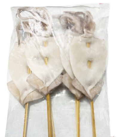 BAMBU Squid Skewers 160-200g 1kg | BAMBU 冷冻鱿鱼大串 160-200g 1kg