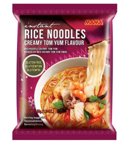 MAMA Rice Verm Creamy Tom Yum Koong Flv 55g | MAMA 冬阴功米粉 55g