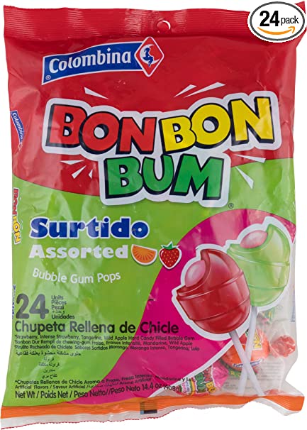 ASEA BON BON BUM Assorted Lollipop 240g/PKT | Bon Bon Bum assorted棒棒糖240g / pkt