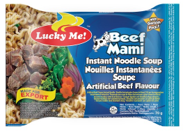 LUCKY ME 方便面 牛肉味 55g | ASEA LUCKY ME Beef Mami Inst Noodles 55g