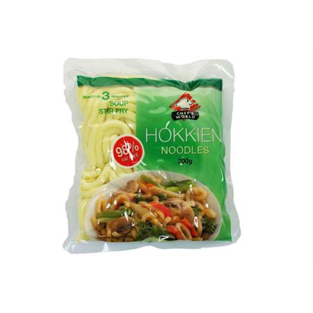 ASEA CHEFS WORLD Hokkien Noodle 200g | CHEFS WORLD 福建面 200g