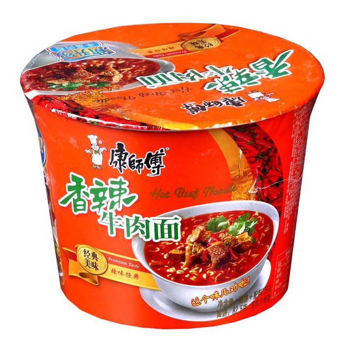 ASEA KSF KANGSHIFU Tomato Beef Noodles 111g | KSF 康师傅番茄牛肉面 111g