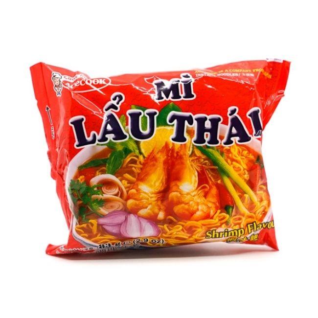 ASEA ACECOOK Mi Lau Thai Shrimp Flavour 83g | ACECOOK  泰国虾面  83g