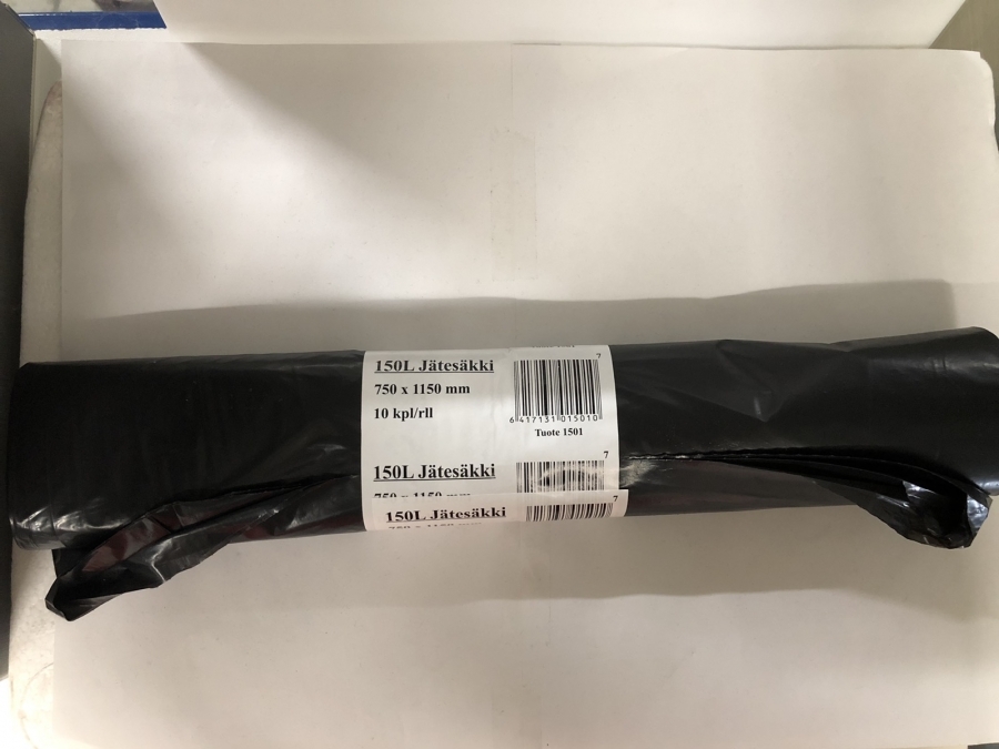 ASEA BLACK TRASH BAG 10x150L/PKT | 黑色垃圾袋10x150l / pkt