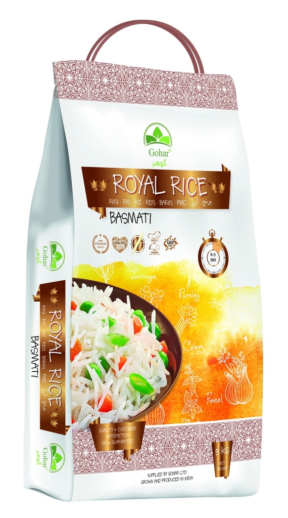GOHAR Royal Basmati Rice 5kg/BAG