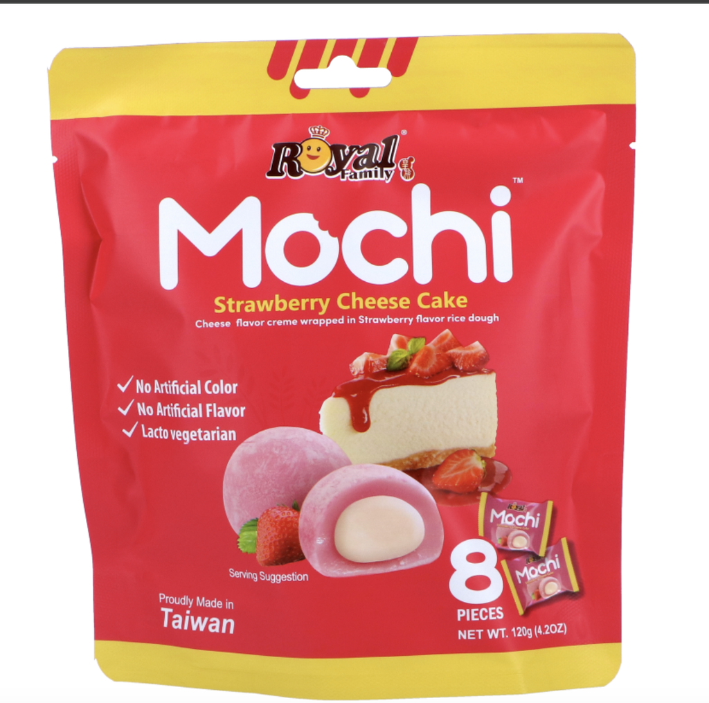 皇族 麻薯 草莓芝士蛋糕味 120g | ROYAL FAMILY Mochi Strawberry Cheese Cake Flavor 120g