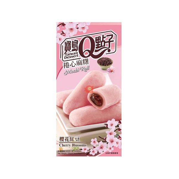 宝岛Q点子 樱花卷心麻薯 150g | Q Cherry Blossom Mochi Roll 150g