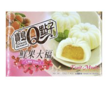 宝岛Q点子 鲜果麻薯 荔枝味 210g | TW Q Fruit Mochi Lychee Flav. 210g