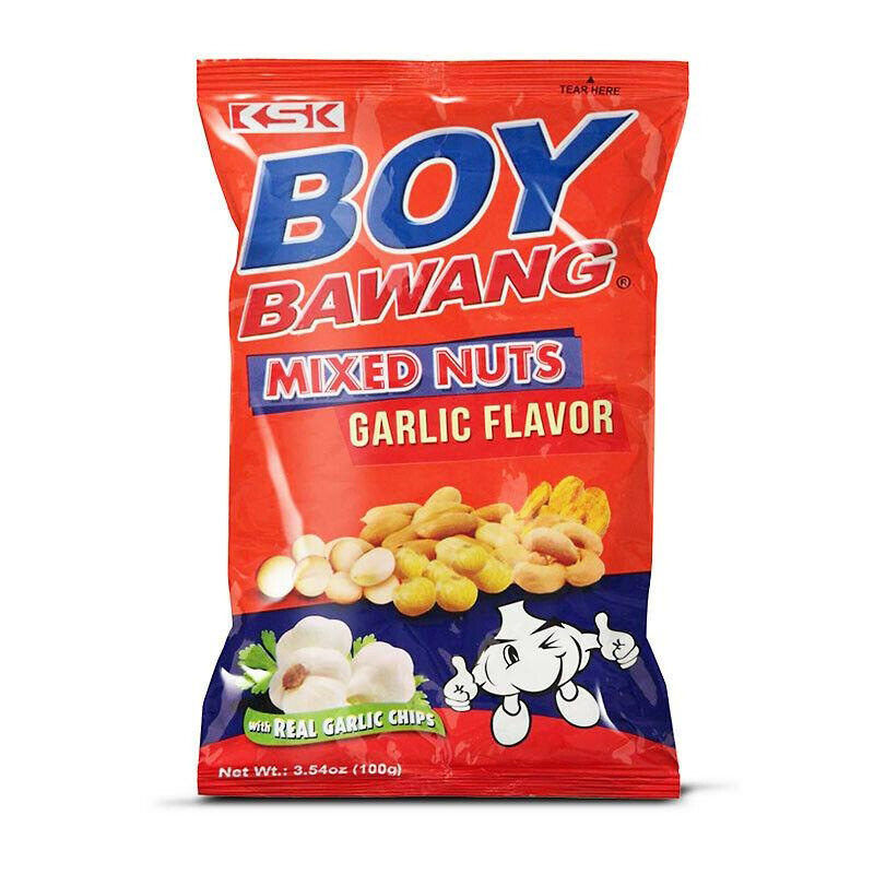 ASEA BOY BAWANG Mixed Nuts With Garlic Flavor 100g | BOY BAWANG 混合坚果大蒜味100g