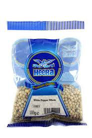 Heera 白胡椒 100g | HEERA White Pepper Whole 100g