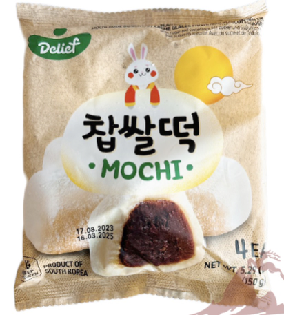 DELIEF 麻薯冰淇淋 红豆味 150g | DELIEF Mochi Red Bean Flav. 150g