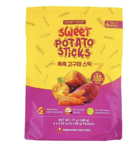 农心 红薯棒 480g | NONGSHIM Dried Sweet Potato Sticks 480g