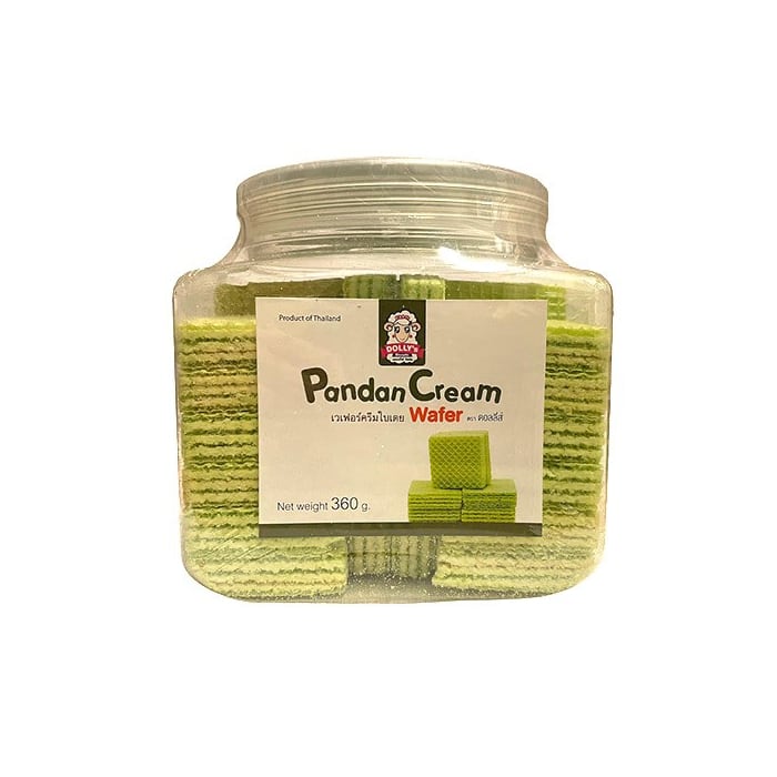 ASEA DOLLY'S Pandan Cream Wafer 360g | Dolly's 香兰奶油威化 360g