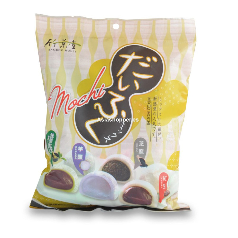 BAMBOO HOUSE Mochi Mixed  Flavor 250g｜竹叶堂 麻薯 混合味 250g