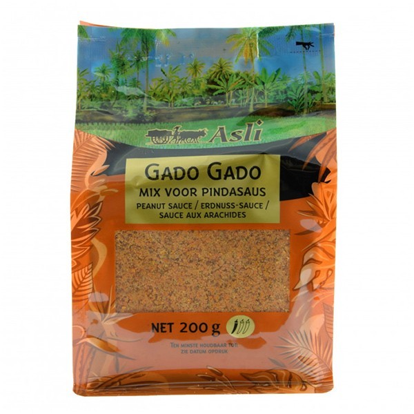 ASEA ASLI Gado Gado Peanut Satay w Chilli 200g | ASLI 印尼花生沙爹酱 辣 200g | ASEA ASLI Gado Gado Peanut Satay w Chilli 200g | ASLI 印尼花生沙爹酱 辣 200g
