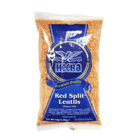 ASEA HEERA Red Split Lentils 1kg | HEERA 红扁豆 去壳 1kg