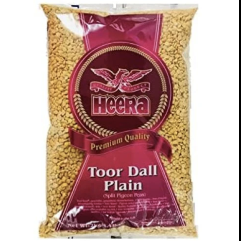 ASEA HEERA Toor Dal Plain Split Pigeon Peas 2kg | HEERA 去皮分瓣木豆 2kg