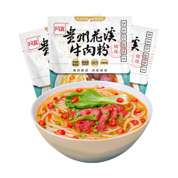 AK HuaXi Style Instant Noodle-Artificial Beef Flavour 105g | 阿宽 贵州花溪 牛肉粉 105g