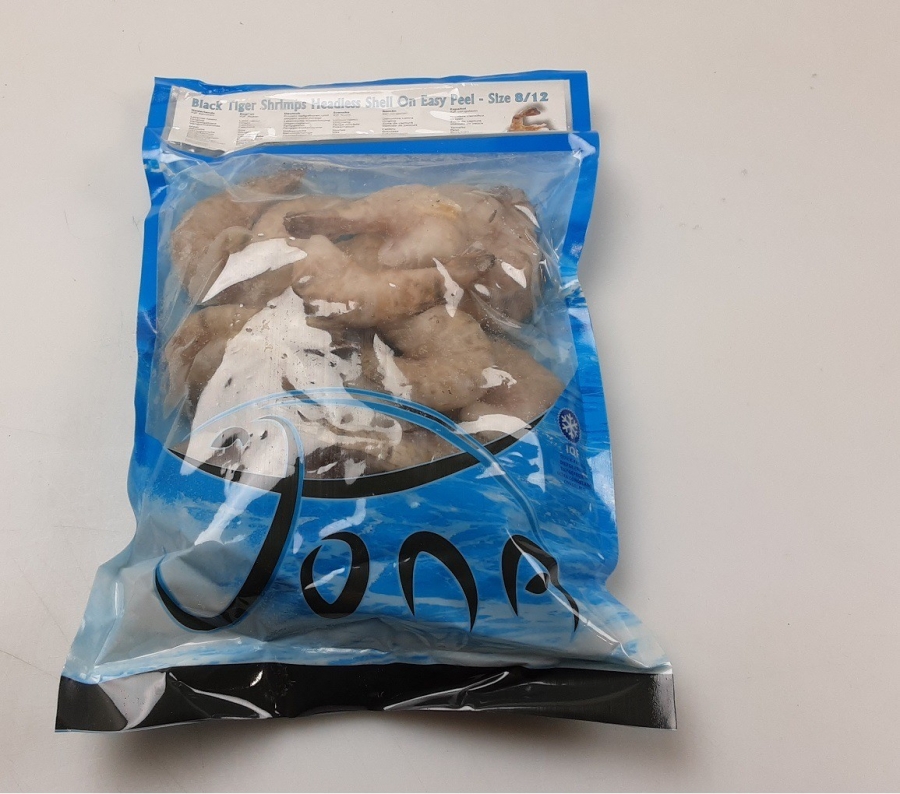 ASEA BONESCA 8/12 Black Tiger HLSO (Easy Peel) IQF 700g | 8/12 黑虎虾 无头有壳 700g