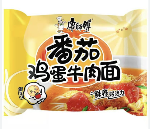 康师傅 番茄鸡蛋牛肉面 115g | Mr.Kon Instant Noodle Tomato With Egg Beef Flav. 115g