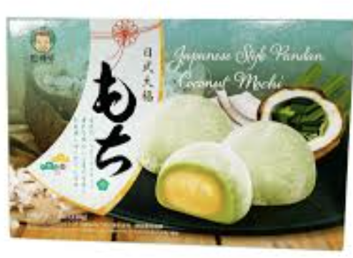 SSP Mochi Coconut Pandan Flav. 210g | 四婶婆 日式麻薯 椰子味 210g