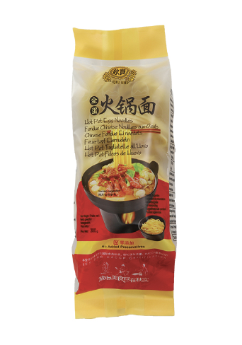 QIUSHI Hot Pot Egg Noodle 300g丨秋实 全蛋火锅面 300g