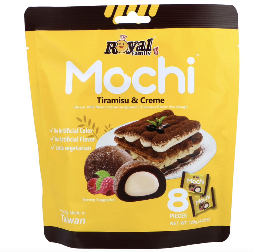 皇族 麻薯 提拉米苏味 120g | ROYAL FAMILY Mochi Tiramisu Creme Flavor 120g