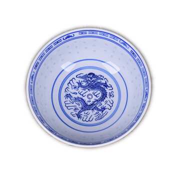 青花瓷碗 25cm | NF Rice Grain Blue Bowl 25cm