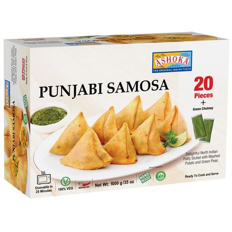 ASHOKA Samosa Punjabi Green Chutney 1kg | 旁遮普风味萨摩萨配香菜薄荷绿酱 1kg