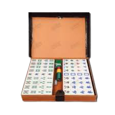 8.0' B Grade Mahjong Plastic Box Green | B级 8寸 麻将