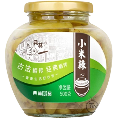 典林 小米辣 500g | Dianlin Pickled Green Chili 500g
