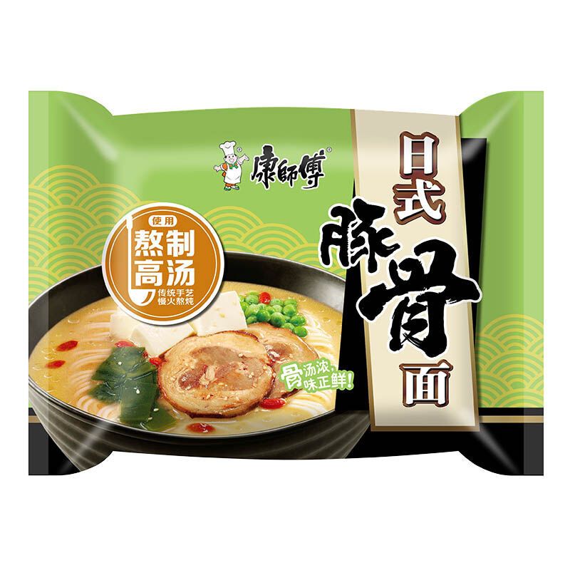 Mr.Kon Instant Noodles Japanese Pork bone 102g | 康师傅 日式豚骨面 102g