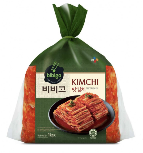 必品阁 韩国泡菜 切片 1kg | BIBIGO Kimchi Mat 1kg