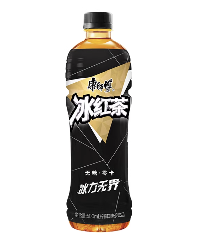 康师傅 冰红茶 无糖版 500ml | MASTER KUNG Black Ice Tea Sugar Free 500ml