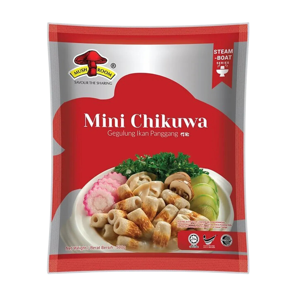 香菇牌竹轮 500g | Mushroom Mini Chikuwa 500g