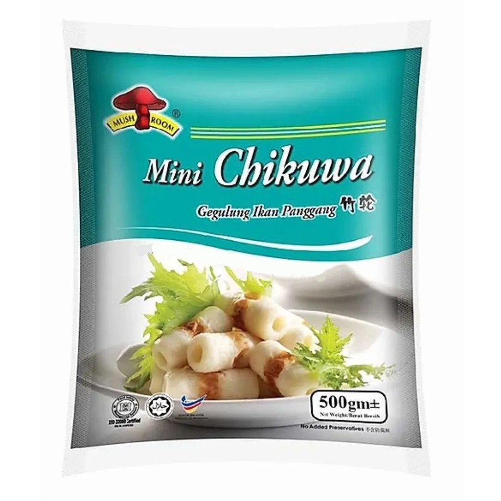 Mushroom Mini Chikuwa 500g | 香菇牌竹轮 500g