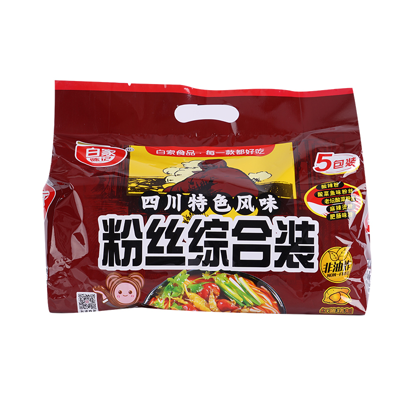 BJ Inst Verm-Five Flavour Combo 5*108g | 白家陈记 方便粉丝 综合装 5*108g
