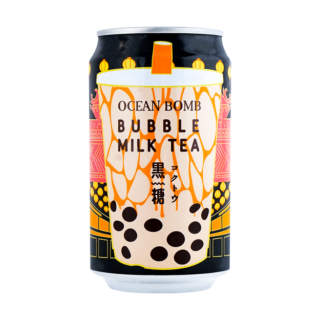 Ocean Bomb 奶茶 黑糖味 315ml | Bubble Milk Tea Black Sugar 315ml