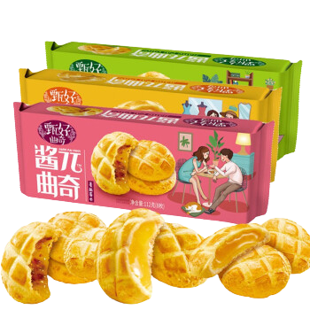 达利园 酱π曲奇 菠萝味 84g | DLY Jiang-Pai Ananas Cake 84g