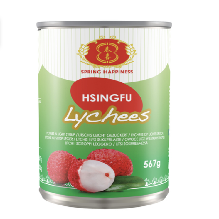 春喜 糖水荔枝罐头 567g | SPRING HAPPINESS Lychee In Light Syrup 567g