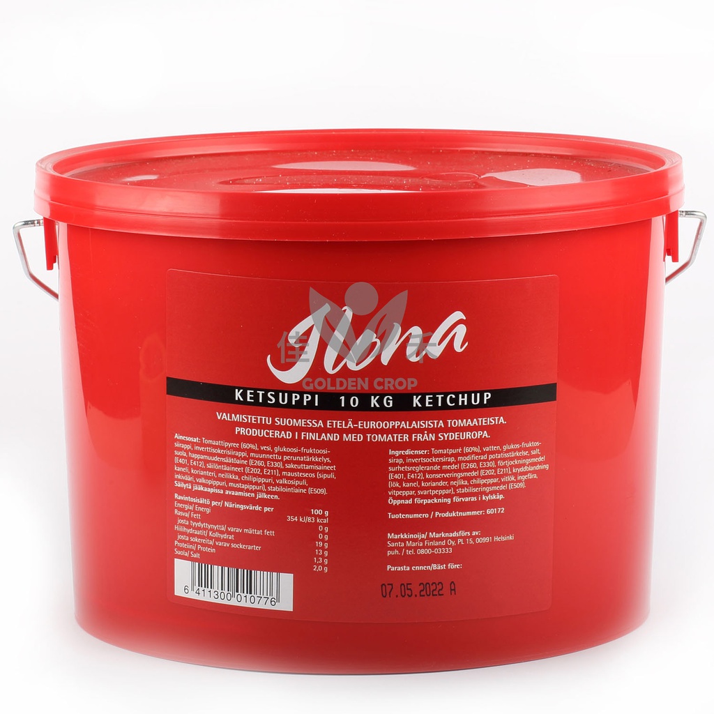 ILONA 牌 番茄酱 /桶 | ILONA Tomato Ketchup 10kg