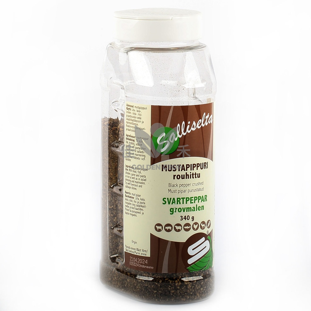 Black pepper minced 340g | 黑胡椒碎 340g