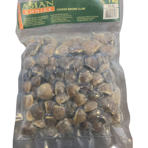 棕色 文蛤 1kg | Asian Choice Brown Clams 60/80 1kg